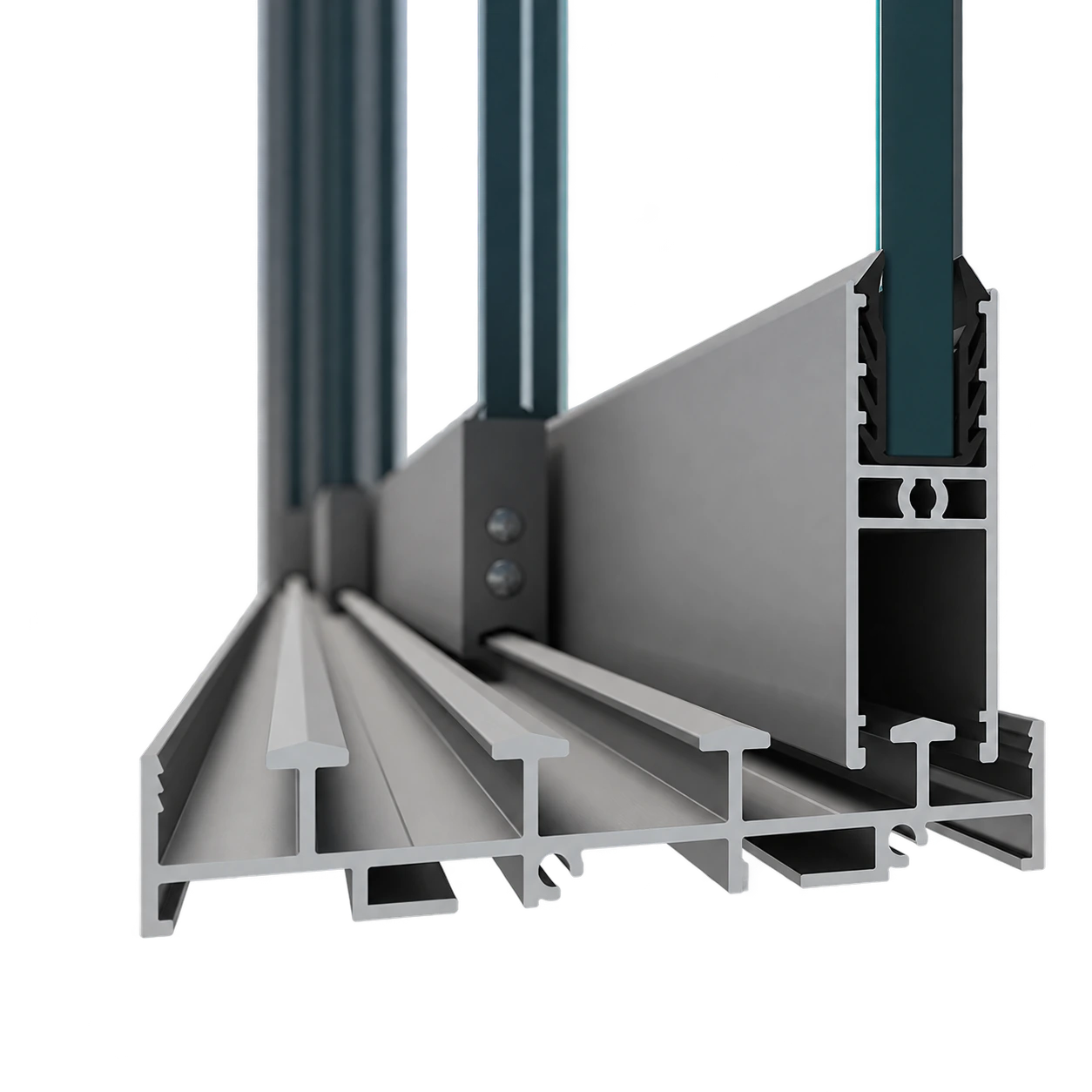 MB-OpenSlide stumdomos stiklo sienelės – detalė 1